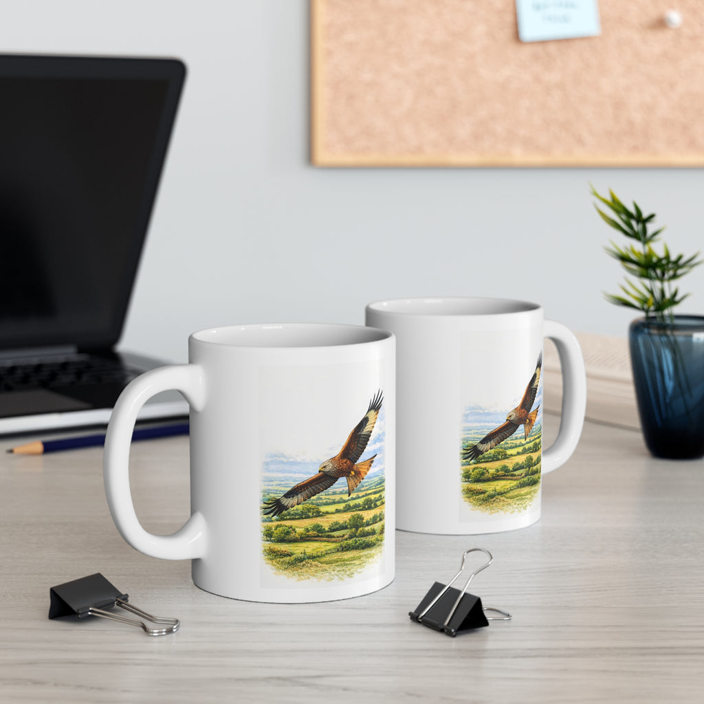 Red Kite Mug Wildlife Ceramic 11oz Colour