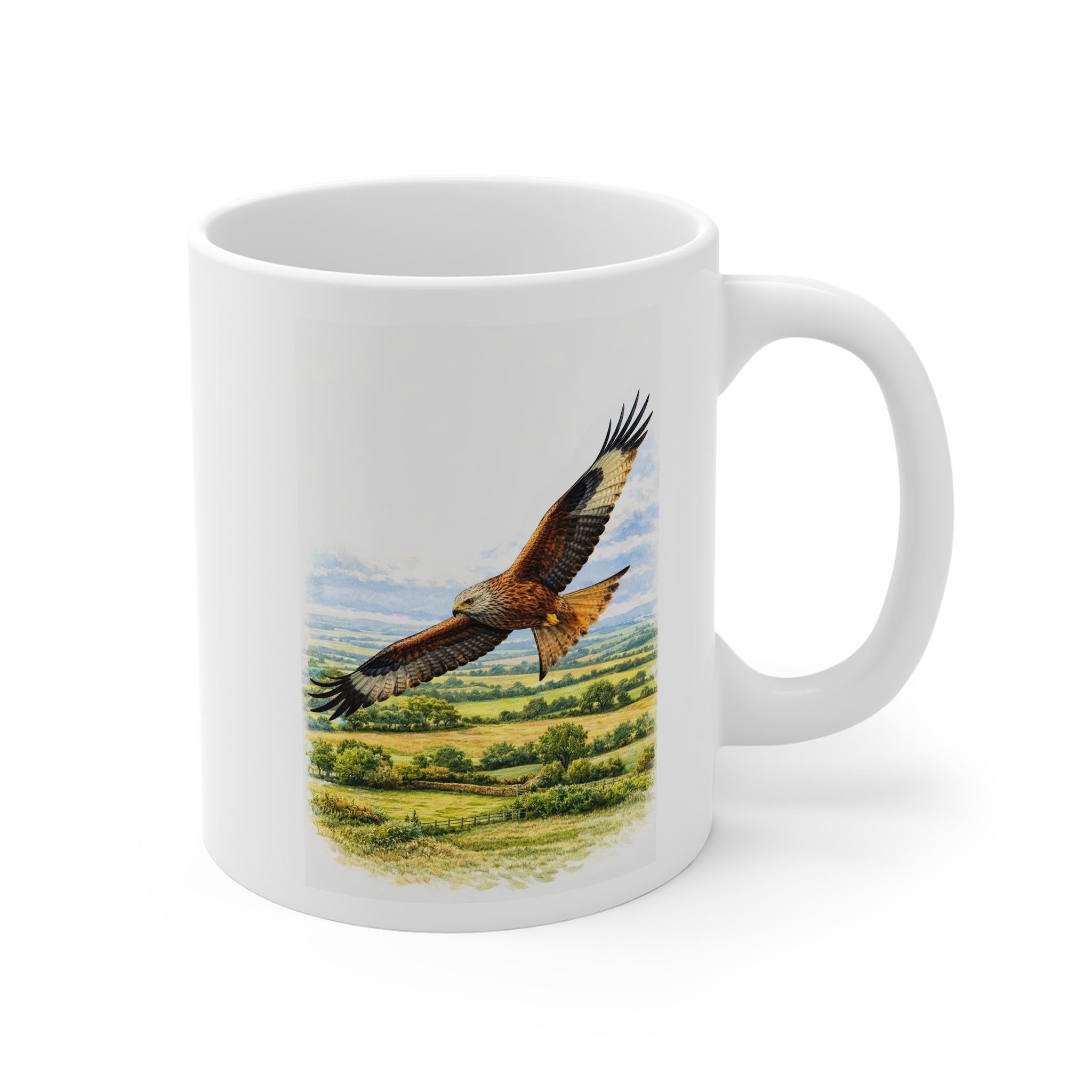 Red Kite Mug Wildlife Ceramic 11oz Colour