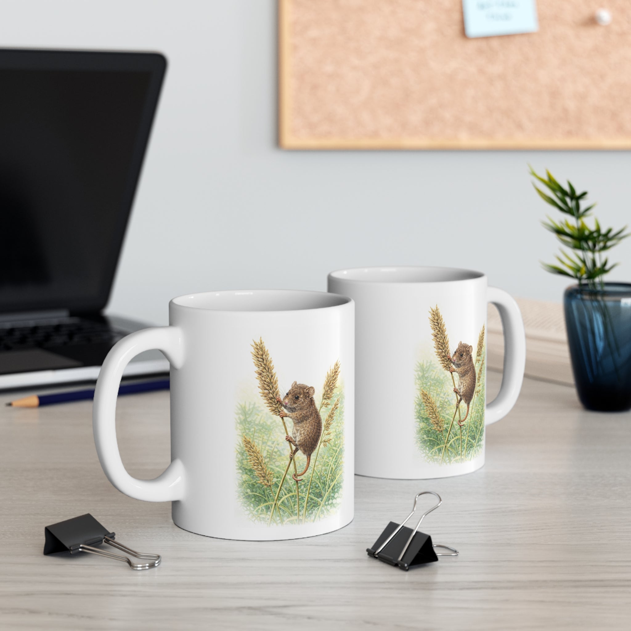 Field Mouse Mug Wildlife Ceramic 11oz