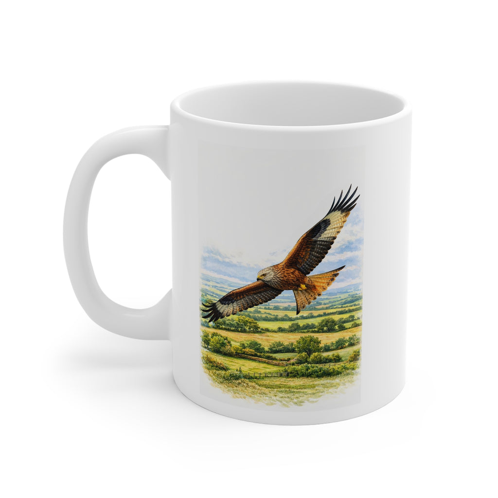 Red Kite Mug Wildlife Ceramic 11oz Colour