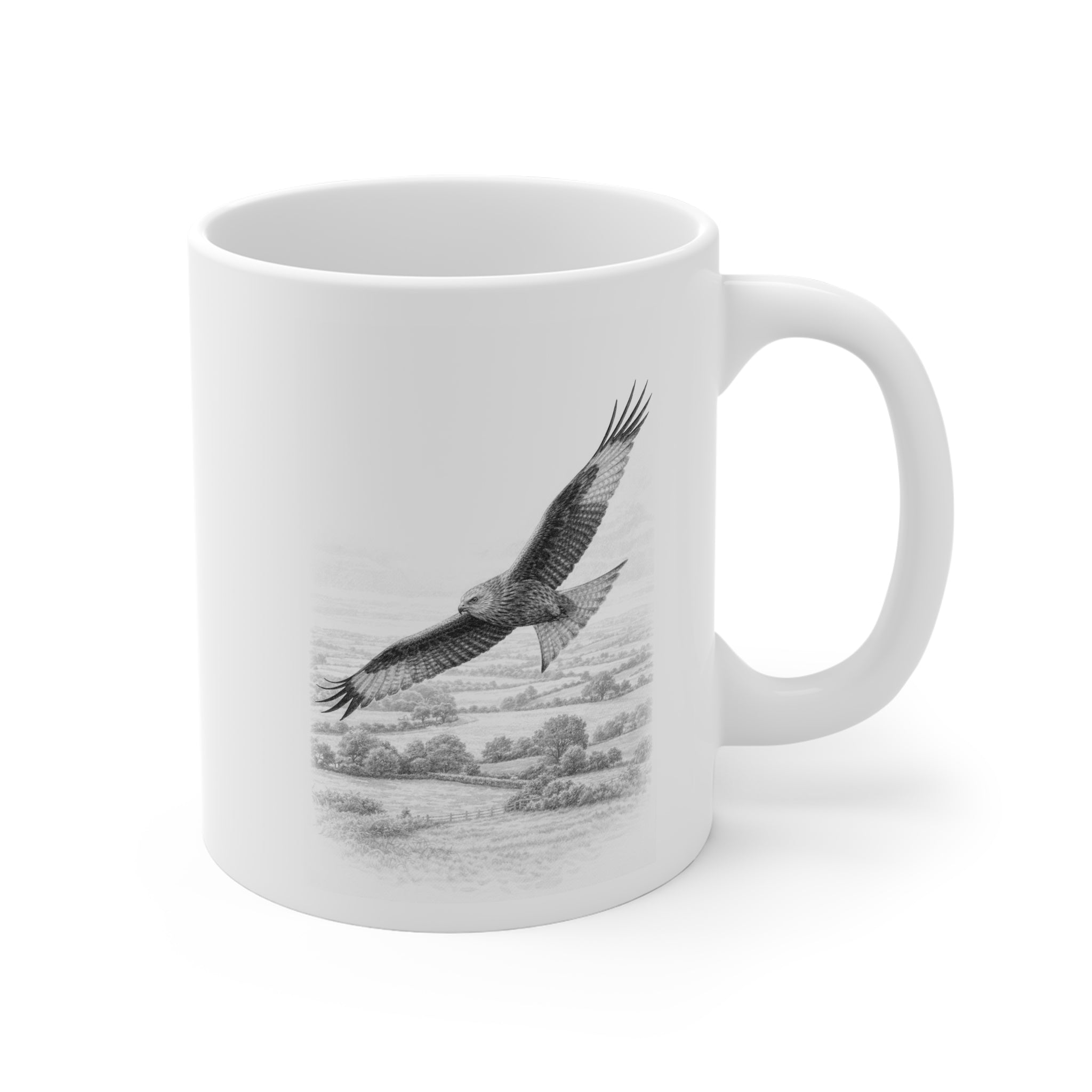 Red Kite Mug Wildlife Ceramic 11oz