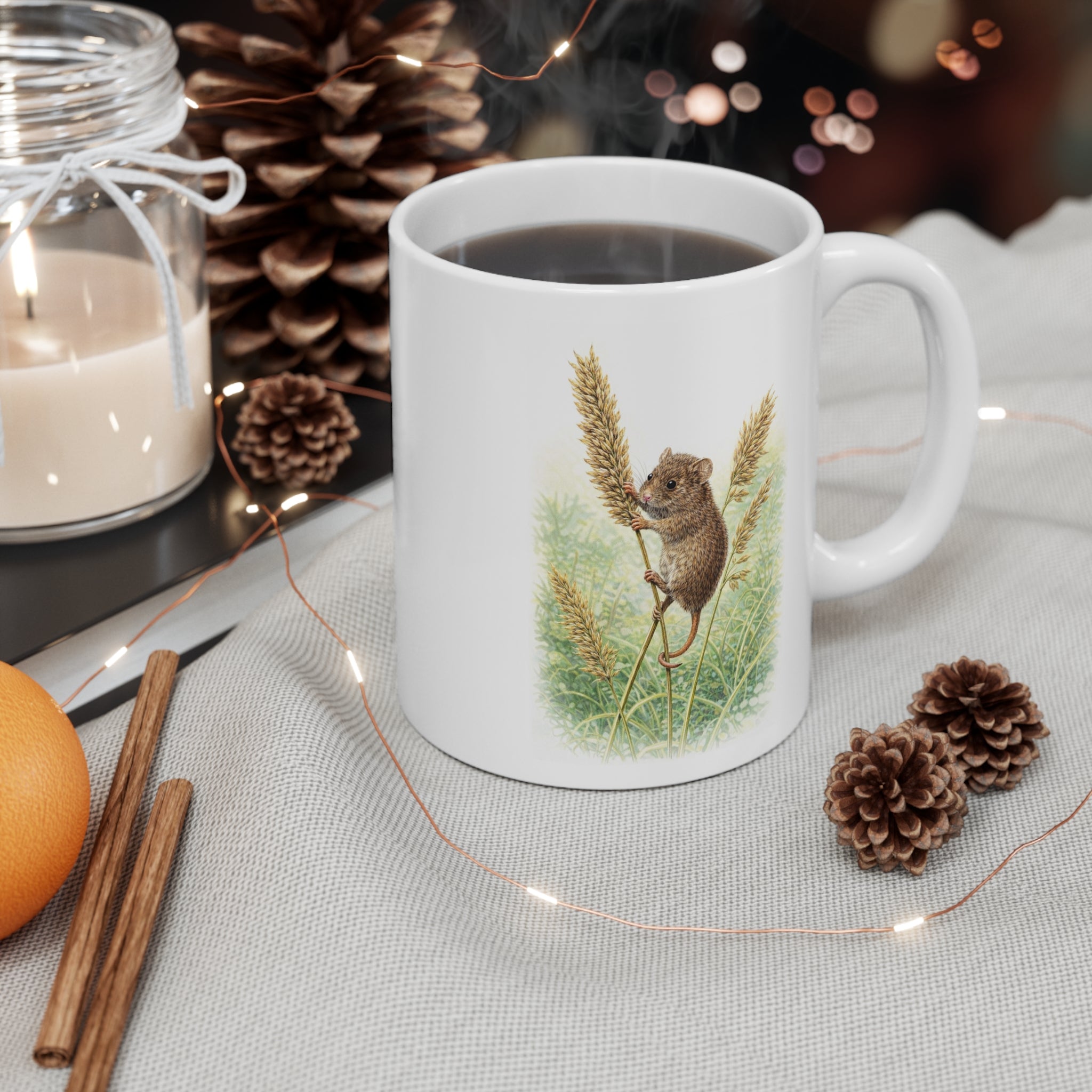 Field Mouse Mug Wildlife Ceramic 11oz