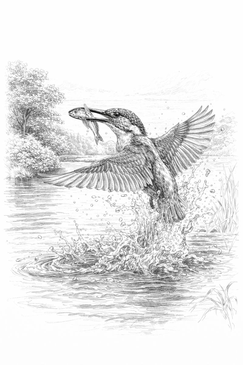 British Wildlife Colouring Book